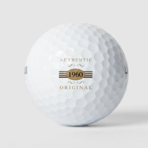 1960 Original 60th Birthday Golf Balls