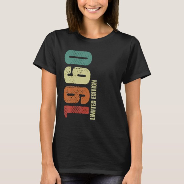 1960 Retro Birthday Party Crew Squad 63 Year Aged  T-Shirt (Front)