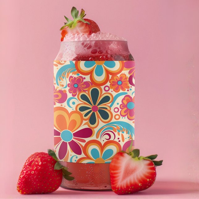 1960s 1970s Groovy Colorful Flower Power  (Créateur téléchargé)