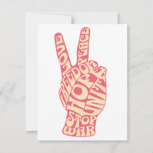 1960's Challenge - Freedom & Love Holiday Card