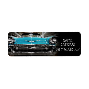 **1960'S CLASSIC CHEVROLET IMPALA** LABEL ADDRESS