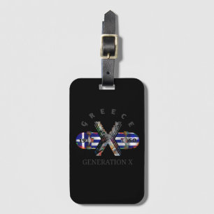 1960's Generation X Greece Skateboard Luggage Tag