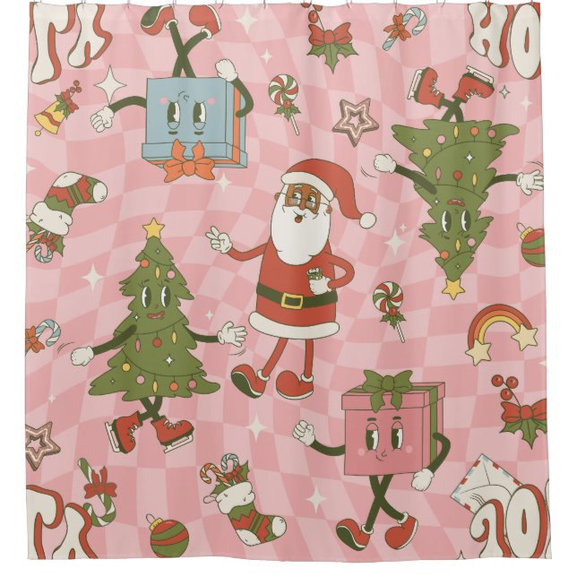 1960s groovy black santa african christmas (Front)