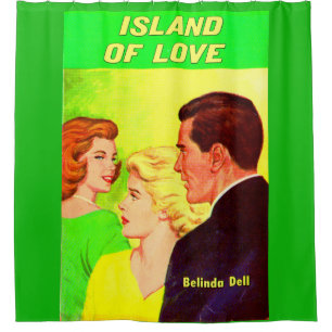 1960s Island of Love book cover print