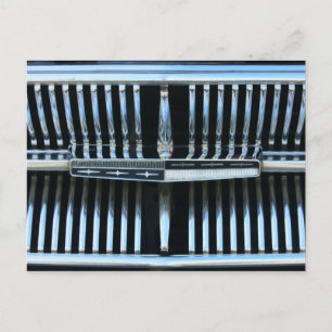 1960's Mercury Classic Car Grill Postcard