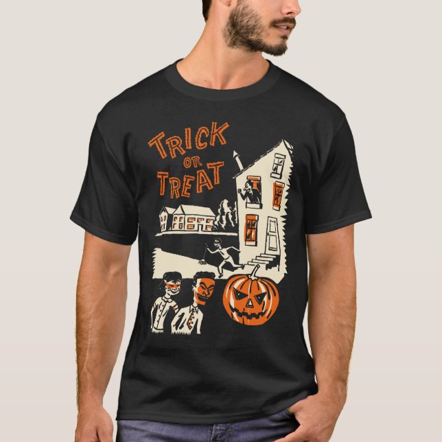1960's Trick Or Treat T-Shirt (Front)