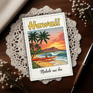 1960s Vintage Hawaiian Travel  Postcard