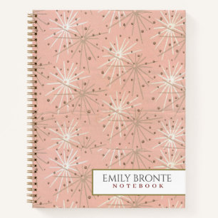 1960's vintage wallpaper Personalized Notebook