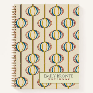 1960's vintage wallpaper Personalized Notebook