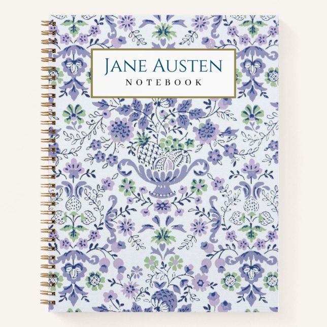 1960's vintage wallpaper Personalized  Notebook (Front)