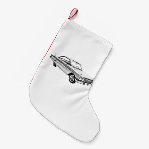 1961 Chevy Impala Bubble Top Small Christmas Stocking