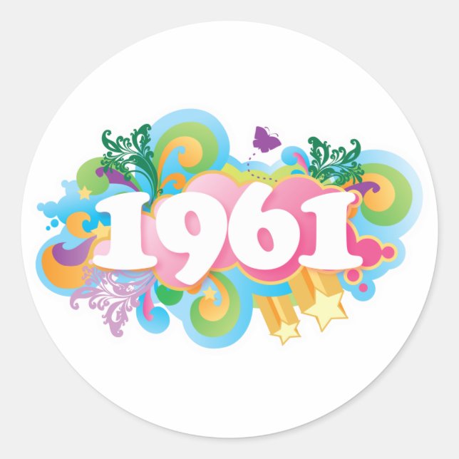 1961 Colourful Stickers Gift (Front)