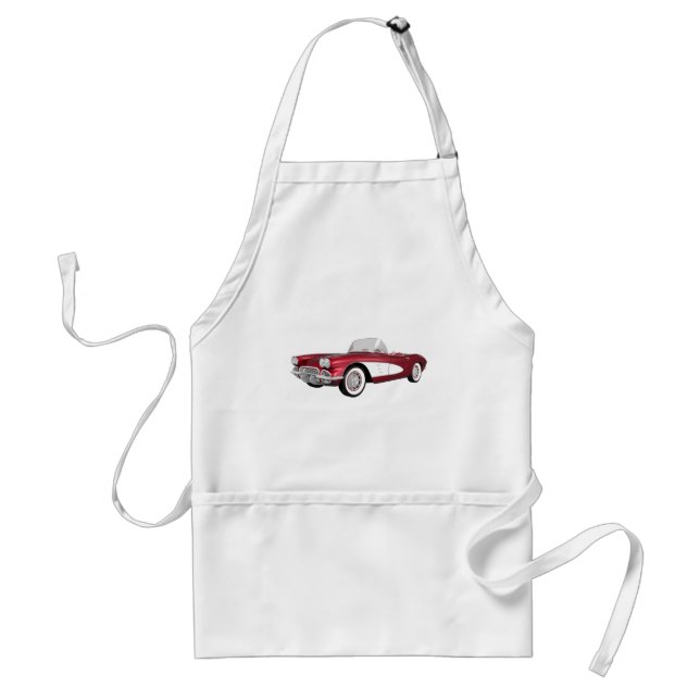 1961 Corvette C1: Candy Apple Finish: Standard Apron (Front)