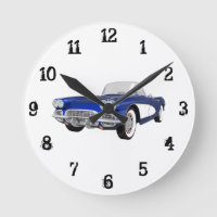 1961 Corvette: Wall Clock