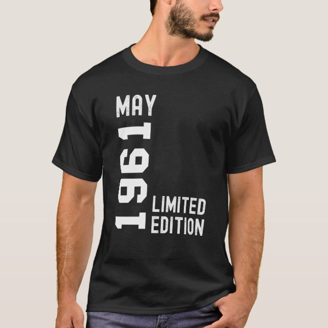 1961 May Happy Birthday Party T-Shirt (Front)