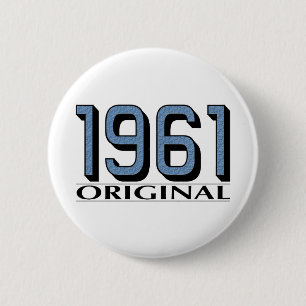 1961 Original 2 Inch Round Button