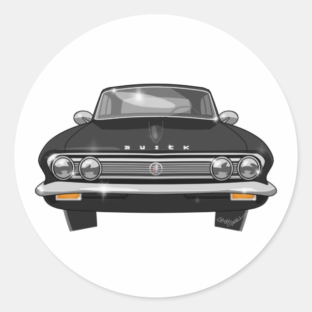 1962 Buick Special Classic Round Sticker (Front)