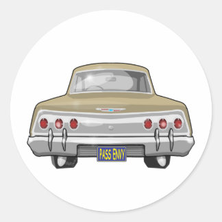 1962 Chevrolet Impala Classic Round Sticker