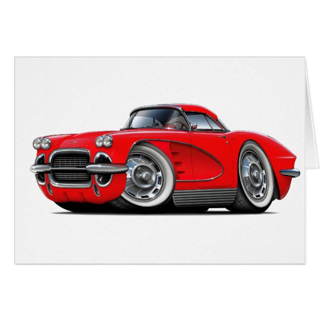1962 Corvette Red Car (Front Horizontal)
