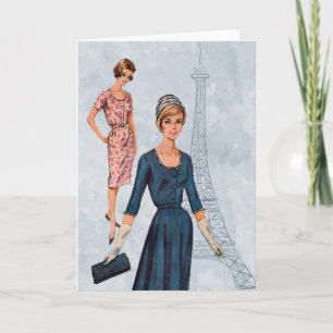 1962 Fashion Card