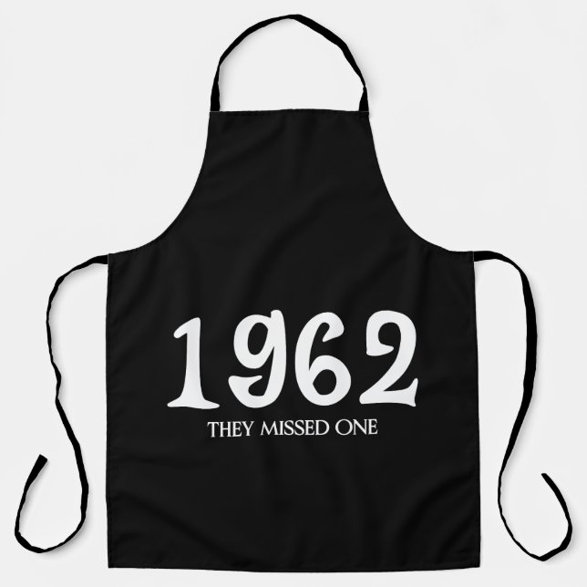 1962 They Missed One Salem Witch Halloween  Apron (Front)