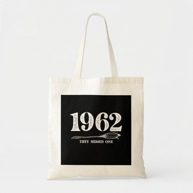 1962 They Missed One Salem Witch Halloween  Tote Bag (Front)