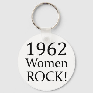 1962 Women Rock Keychain
