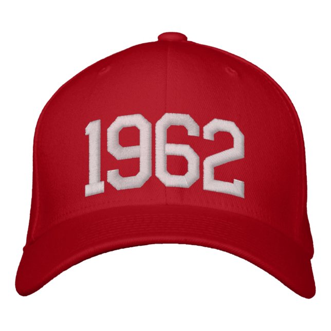 1962 Year Embroidered Hat (Front)