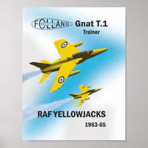 1963-65 RAF Yellowjacks Poster