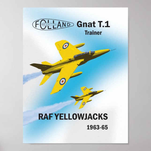 1963-65 RAF Yellowjacks Poster (Front)