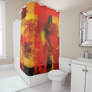1963 Abstract Shower Curtain