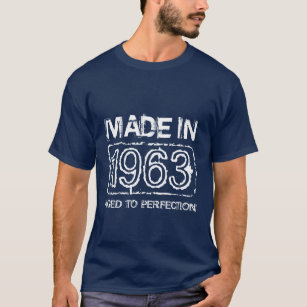 1963 Aged to perfection t shirt for Birthday men