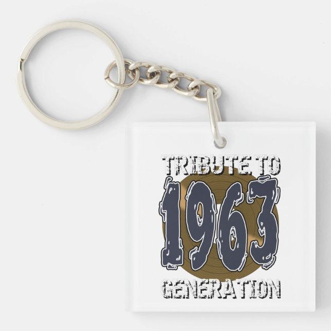 1963 anniversary tribute keychain (Front)