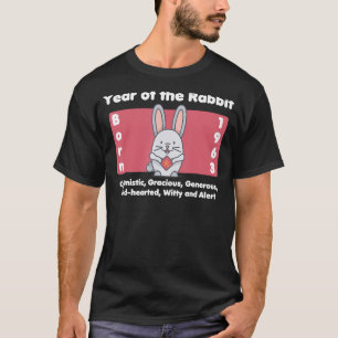 1963 Birthday Year of the Rabbit 1 T-Shirt