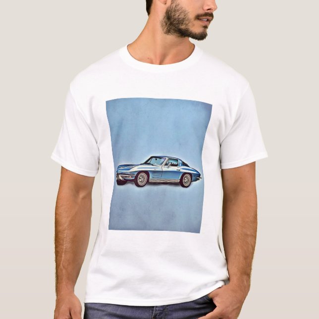 1963 Chevrolet Corvette Sting Ray Coupe T-Shirt (Front)