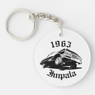 1963 Chevrolet Impala Lowrider Low Rider 63 Chevy Keychain