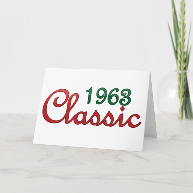 1963 Classic Card (Front)