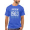 1963 or Any Year 50th Birthday Gift Navy Blue
