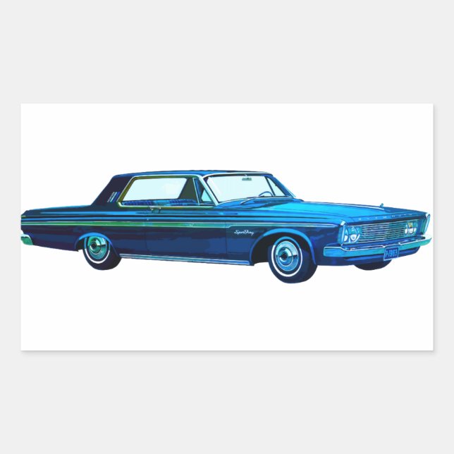 1963 Plymouth Sport Fury Sticker (Front)