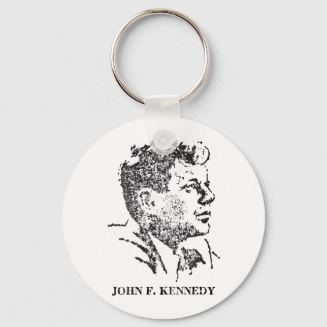 1963 profile of John F. Kennedy Keychain (Front)