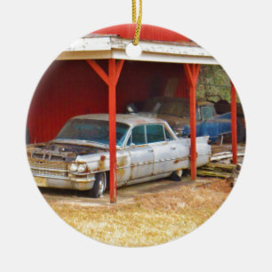 1963 Silver Sadan deville Ceramic Ornament