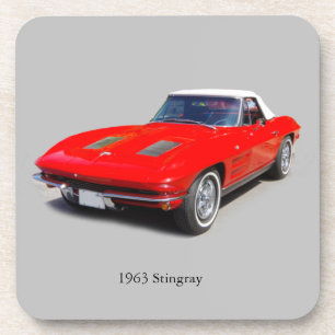 1963 Stingray set of 6 coasters