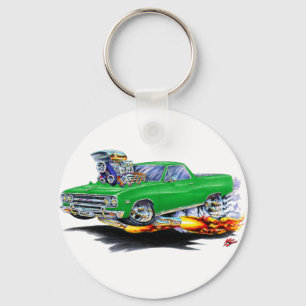 1964-65 El Camino Green Truck Keychain