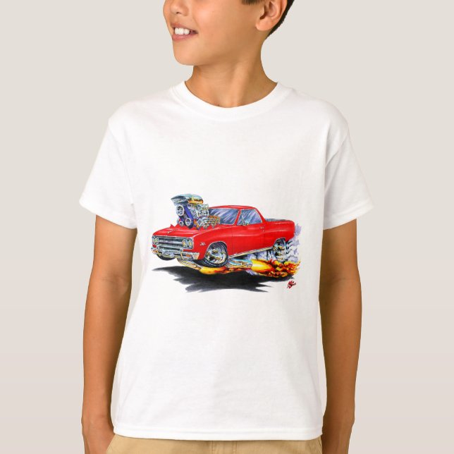 1964-65 El Camino Red Truck T-Shirt (Front)