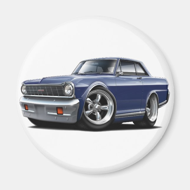 1964-65 Nova Dk Blue Car Magnet (Front)