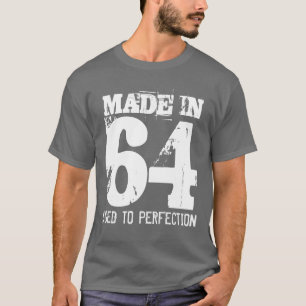 1964 âgé au T-shirt vintage d'anniversaire de