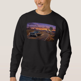 1964 Cadillac On Route 66 Sweatshirt