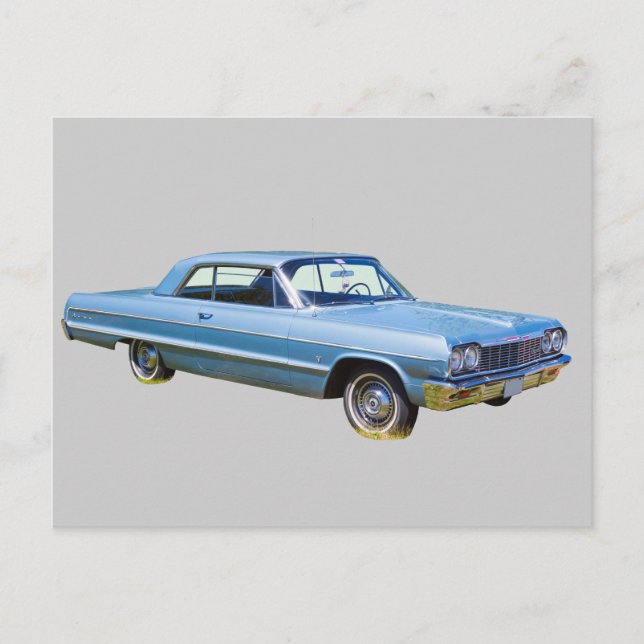1964 Chevrolet Impala Antique Car Postcard (Front)