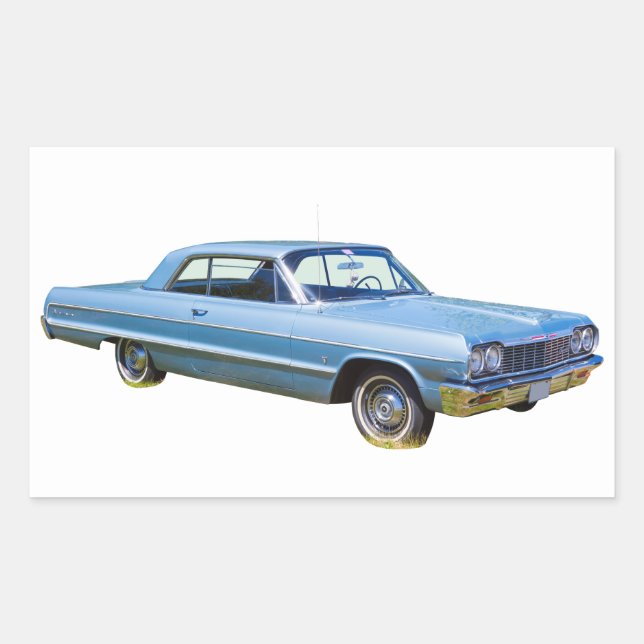 1964 Chevrolet Impala Antique Car Sticker (Front)