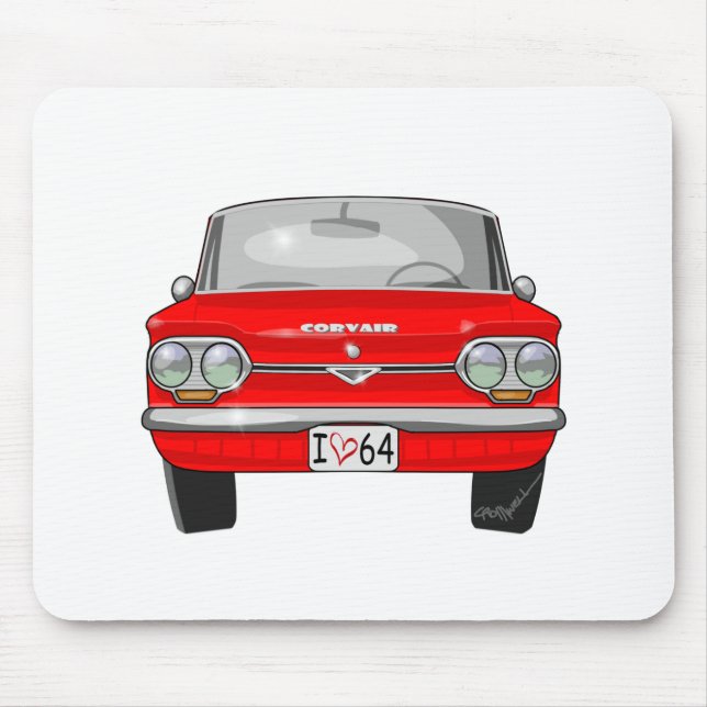 1964 Corvair Front View Mouse Pad (Front)